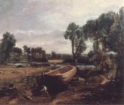 Boat-building near Flatford Mill
